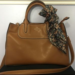 London fog bag with purse scarf